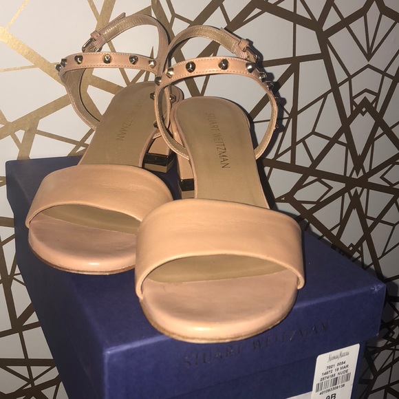 Nude Block Heels - Picture 3 of 8